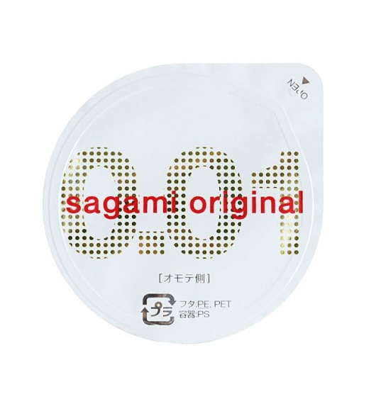 Супертонкий презерватив Sagami Original 0.01 - 1 шт. - Sagami - купить с доставкой в Ногинске