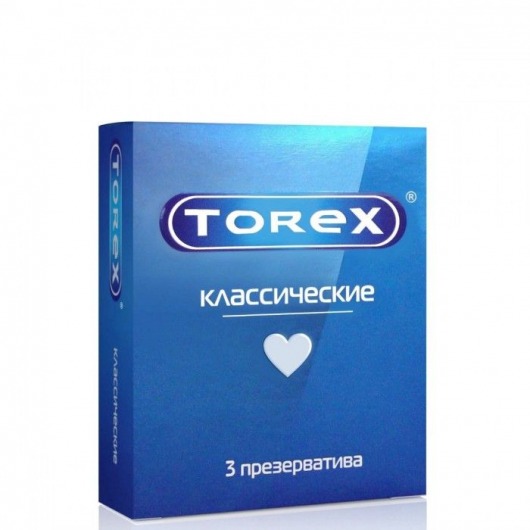 Гладкие презервативы Torex  Классические  - 3 шт. - Torex - купить с доставкой в Ногинске