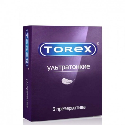 Презервативы Torex  Ультратонкие  - 3 шт. - Torex - купить с доставкой в Ногинске