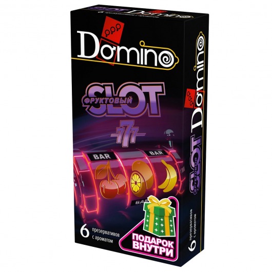 Ароматизированные презервативы DOMINO  Фруктовый слот  - 6 шт. - Domino - купить с доставкой в Ногинске