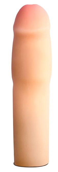 Телесная насадка-удлинитель на пенис PERFORMANCE 1.5INCH COCK XTENDER - 16 см. - Blush Novelties - в Ногинске купить с доставкой