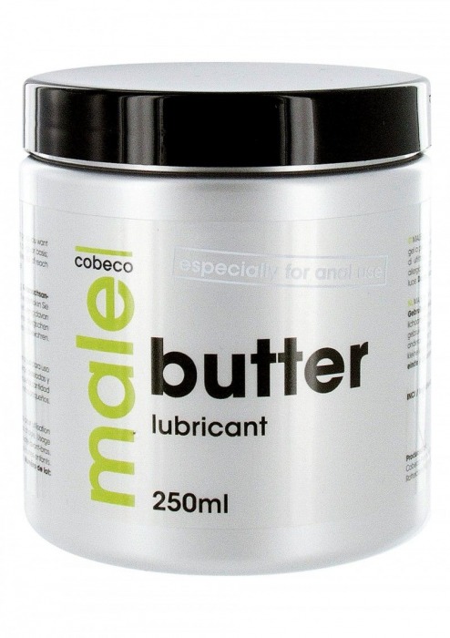 Анальный лубрикант MALE Cobeco Butter Lubricant - 250 мл. - Cobeco - купить с доставкой в Ногинске