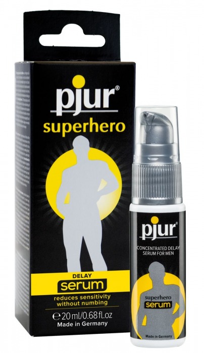 Сыворотка-пролонгатор pjur SUPERHERO Delay Serum - 20 мл. - Pjur - купить с доставкой в Ногинске