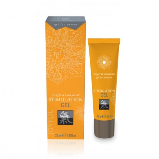 Возбуждающий интимный гель STIMULATION GEL Ginger   Cinnamon - 30 мл. - Shiatsu - купить с доставкой в Ногинске