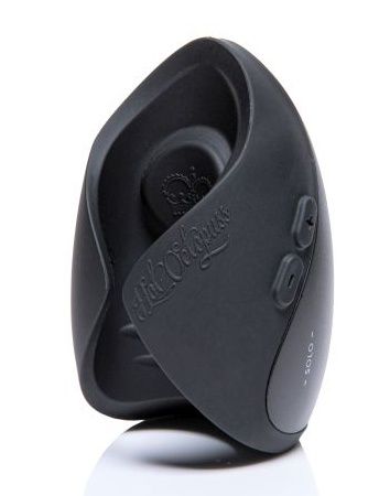 Черный инновационный мужской вибратор PULSE SOLO ESSENTIAL - Hot Octopuss - в Ногинске купить с доставкой