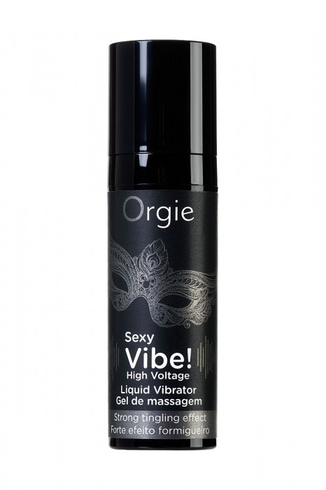 Гель для массажа ORGIE Sexy Vibe High Voltage с эффектом вибрации - 15 мл. - ORGIE - купить с доставкой в Ногинске