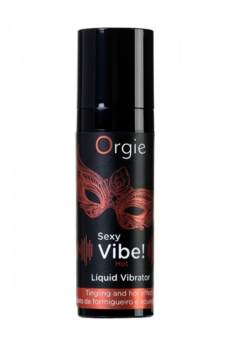 Разогревающий гель для массажа ORGIE Sexy Vibe Hot с эффектом вибрации - 15 мл. - ORGIE - купить с доставкой в Ногинске