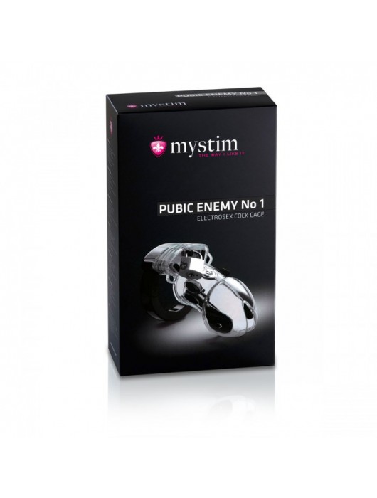 Пояс верности с электростимуляцией Pubic Enemy №1 - MyStim - купить с доставкой в Ногинске