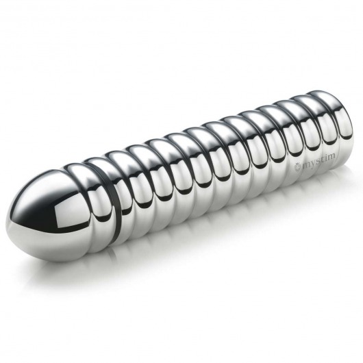 Рельефный фаллос для интенсивного электросекса Groovey George - 20 см. - MyStim - купить с доставкой в Ногинске