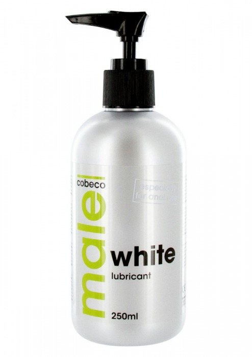 Анальная смазка на водной основе MALE Cobeco White Lubricant - 250 мл. - Cobeco - купить с доставкой в Ногинске