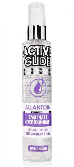 Увлажняющий интимный гель Active Glide Allantoin - 100 гр. - Биоритм - купить с доставкой в Ногинске