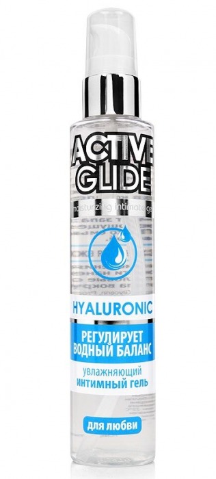 Увлажняющий интимный гель Active Glide Hyaluronic - 100 гр. - Биоритм - купить с доставкой в Ногинске