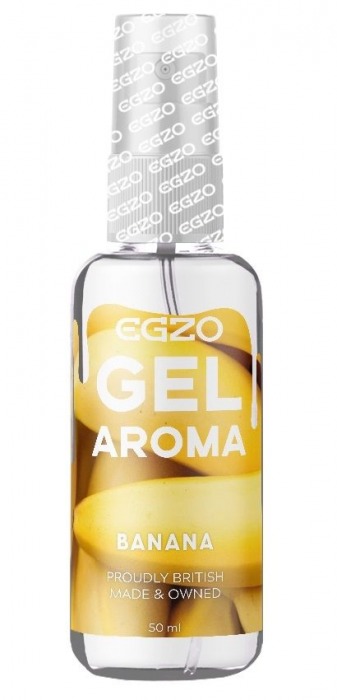 Интимный лубрикант EGZO AROMA с ароматом банана - 50 мл. - EGZO - купить с доставкой в Ногинске