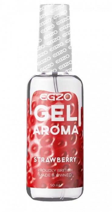 Интимный лубрикант EGZO AROMA с ароматом клубники - 50 мл. - EGZO - купить с доставкой в Ногинске