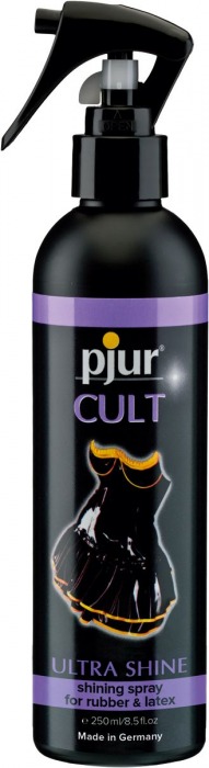 Спрей для ухода за одеждой из латекса pjur CULT Ultra Shine - 250 мл. - Pjur - купить с доставкой в Ногинске