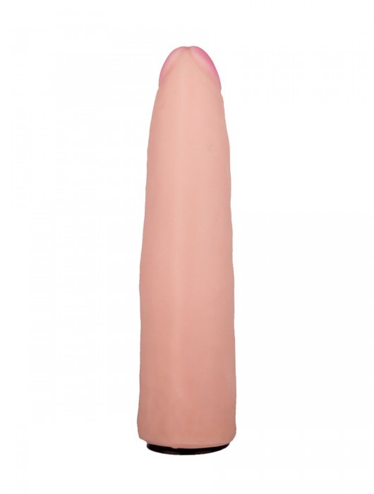 Пояс-трусики с насадкой Glamour Silver - 15,5 см. - LOVETOY (А-Полимер) - купить с доставкой в Ногинске