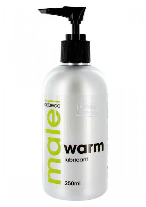 Лубрикант с согревающим эффектом MALE Cobeco Warm Lubricant - 250 мл. - Cobeco - купить с доставкой в Ногинске