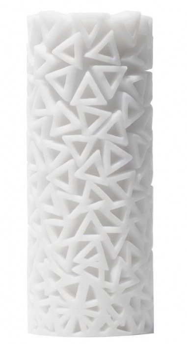 Белый 3D мастурбатор PILE - Tenga - в Ногинске купить с доставкой