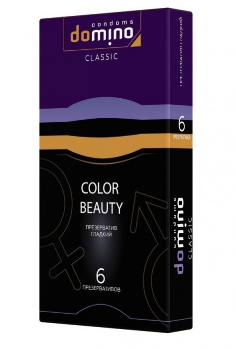 Разноцветные презервативы DOMINO Colour Beauty - 6 шт. - Domino - купить с доставкой в Ногинске