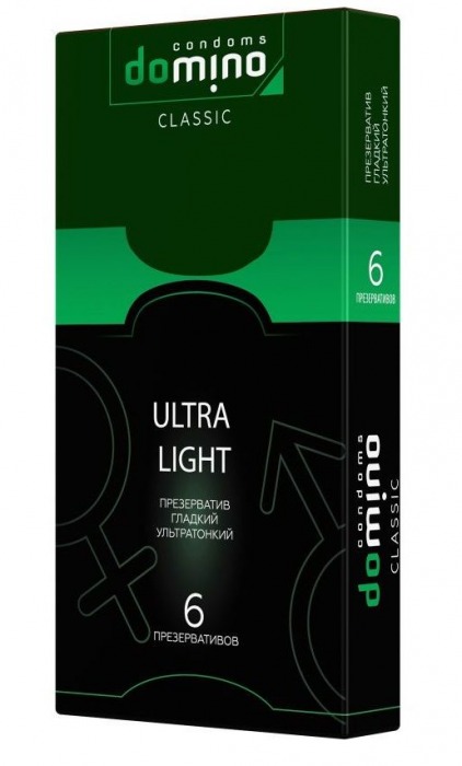 Супертонкие презервативы DOMINO Ultra Light - 6 шт. - Domino - купить с доставкой в Ногинске
