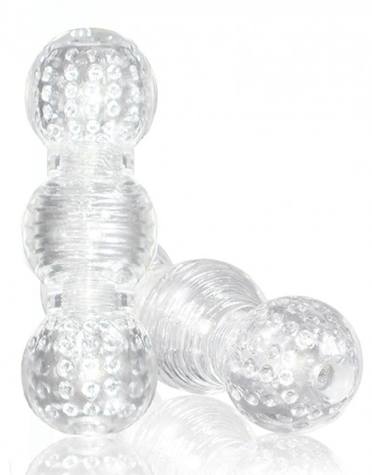 Прозрачный фигурный мастурбатор Master Stroker - Blush Novelties - в Ногинске купить с доставкой