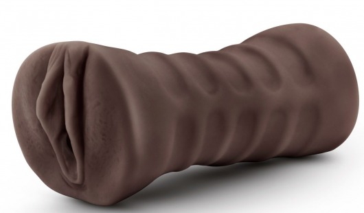 Коричневый мастурбатор-вагина Hot Chocolate Brianna - Blush Novelties - в Ногинске купить с доставкой