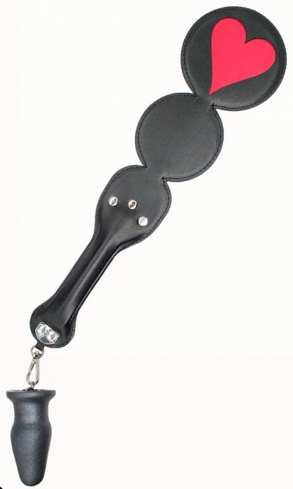 Шлёпалка  Черви  с анальным плагом - LOVETOY (А-Полимер) - купить с доставкой в Ногинске