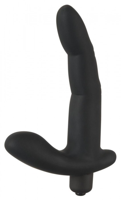 Черный вибромассажер простаты Naughty Finger Prostate Vibe - 13,8 см. - Orion - в Ногинске купить с доставкой