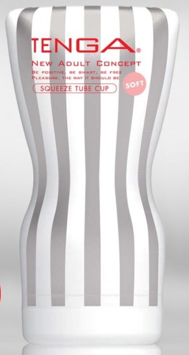 Мастурбатор TENGA Squeeze Tube Cup Soft - Tenga - в Ногинске купить с доставкой