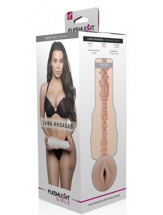 Мастурбатор-вагина Fleshlight Girls - Lana Rhoades Destiny - Fleshlight - в Ногинске купить с доставкой