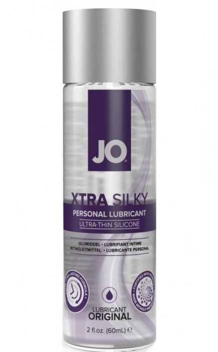 Лубрикант на силиконовой основе JO Xtra Silky - 60 мл. - System JO - купить с доставкой в Ногинске