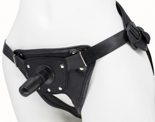 Черный пояс для насадок BEST CLASS STRAP - LOVETOY (А-Полимер) - купить с доставкой в Ногинске