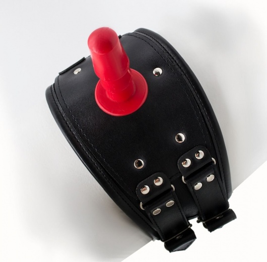 Черный пояс на бедро  Люкс  с телесной насадкой - LOVETOY (А-Полимер) - купить с доставкой в Ногинске