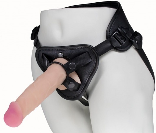 Пояс харнесс BEST UNI strap с 2 сменными насадками - 18,5 и 16 см. - LOVETOY (А-Полимер) - купить с доставкой в Ногинске