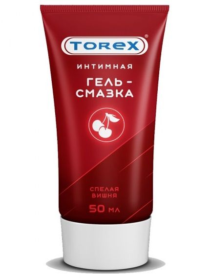Смазка на водной основе TOREX  Спелая вишня  - 50 мл. - Torex - купить с доставкой в Ногинске