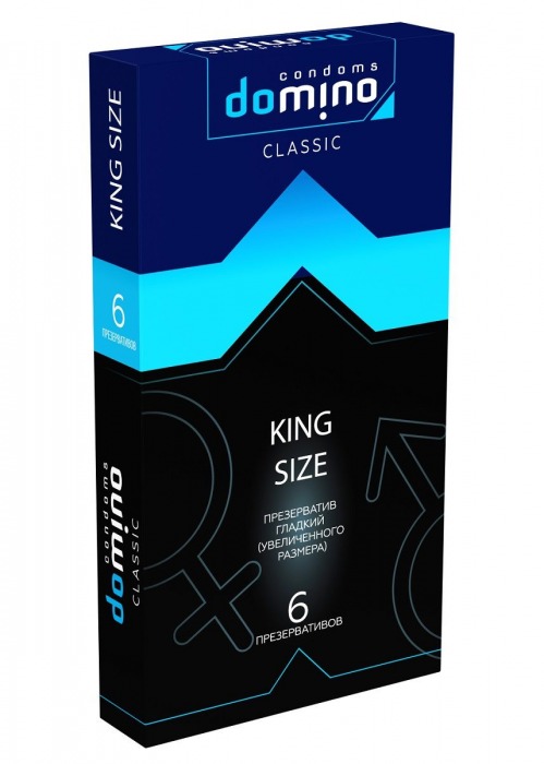 Презервативы увеличенного размера DOMINO Classic King size - 6 шт. - Domino - купить с доставкой в Ногинске