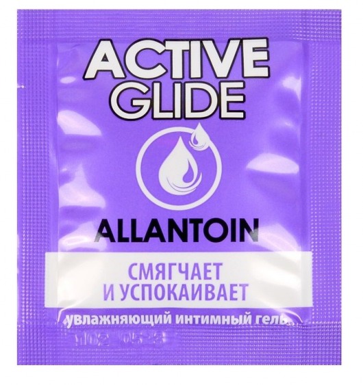 Лубрикант на водной основе Active Glide с аллантоином - 3 гр. - Биоритм - купить с доставкой в Ногинске