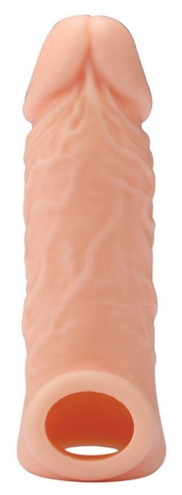 Телесная насадка EXTENDER WITH BALL STRAP 5.5 - 14 см. - Dream Toys - в Ногинске купить с доставкой