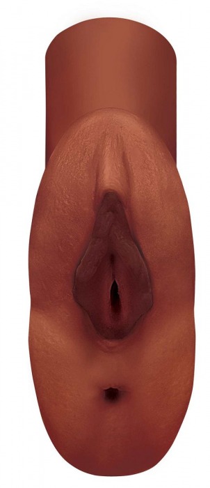Коричневый мастурбатор Perfect Pussy Double Stroker - Pipedream - в Ногинске купить с доставкой