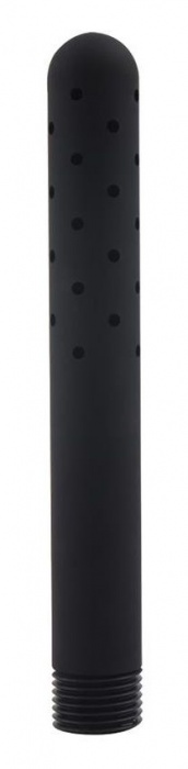 Черная насадка для анального душа ANAL DOUCHE - 15 см. - Dream Toys - купить с доставкой в Ногинске