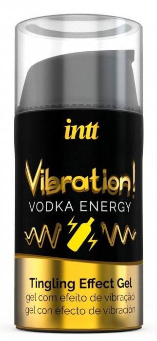Жидкий интимный гель с эффектом вибрации Vibration! Vodka Energy - 15 мл. - INTT - купить с доставкой в Ногинске