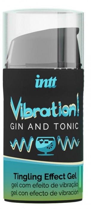 Жидкий интимный гель с эффектом вибрации Vibration! Gin   Tonic - 15 мл. - INTT - купить с доставкой в Ногинске