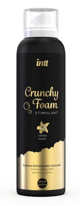 Пенка для массажа Crunchy Foam Stimulant Vanilla - 100 мл. - INTT - купить с доставкой в Ногинске