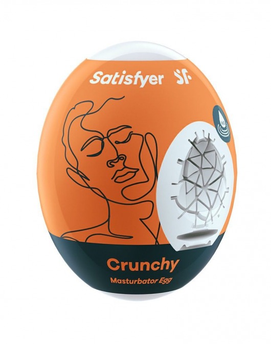Мастурбатор-яйцо Satisfyer Crunchy Mini Masturbator - Satisfyer - в Ногинске купить с доставкой
