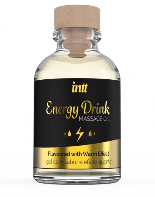Массажный гель с согревающим эффектом Energy Drink - 30 мл. - INTT - купить с доставкой в Ногинске