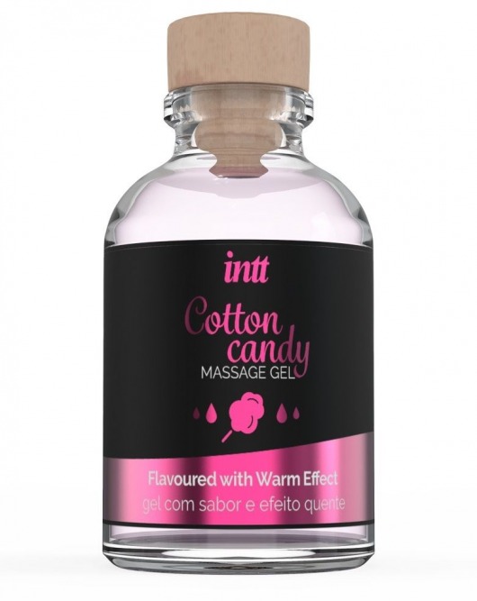 Массажный гель с согревающим эффектом Cotton Candy - 30 мл. - INTT - купить с доставкой в Ногинске