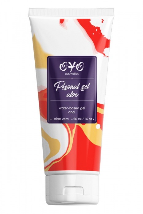 Анальная смазка на водной основе OYO Personal Gel Aloe - 50 мл. - OYO - купить с доставкой в Ногинске