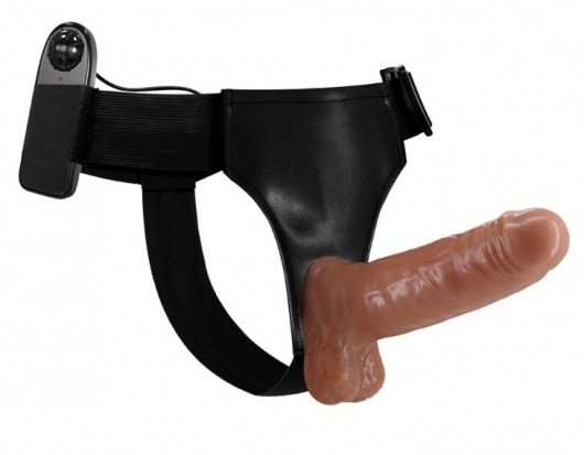 Страпон на трусиках с вибрацией Ultra Passionate Harness - 16 см. - Baile - купить с доставкой в Ногинске