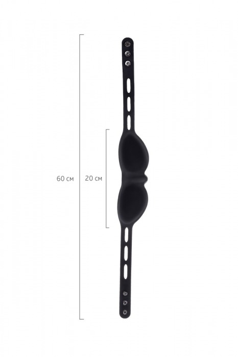 Черная плотная силиконовая маска - ToyFa - купить с доставкой в Ногинске