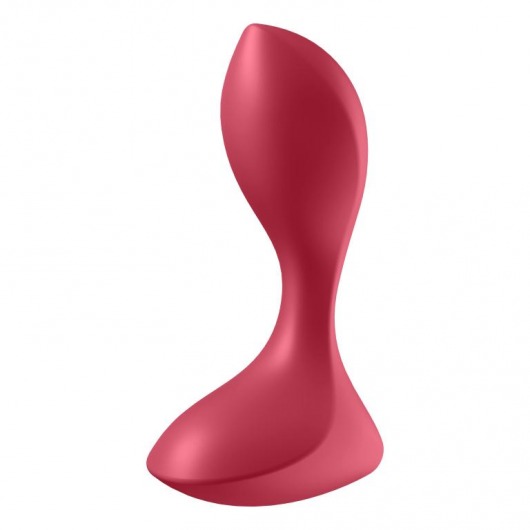 Красный вибромассажёр простаты Satisfyer Backdoor Lover - 14 см. - Satisfyer - в Ногинске купить с доставкой